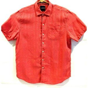Tommy Bahama Men's 100% Linen Button Up SS Shirt L